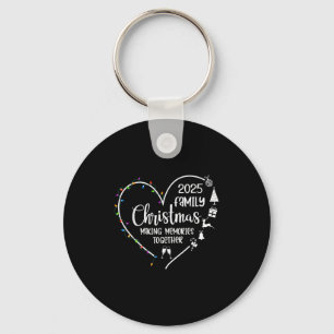 Family Christmas 2025 Making Memories Togother Xma Keychain