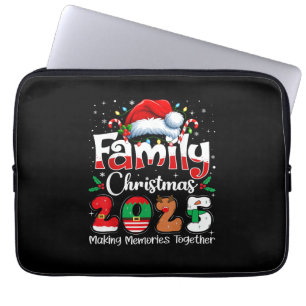Family Christmas 2025 Matching Outfit Squad Santa  Laptop Sleeve