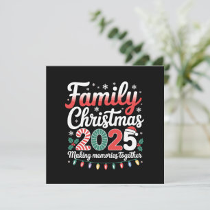 Family Christmas 2025 Matching Outfit Xmas Squad  Invitation