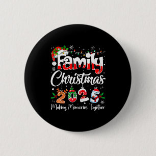 Family Christmas 2025 Matching Outfit Xmas Squad S Button