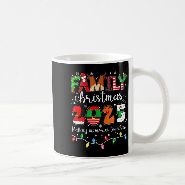 Family Christmas 2025 Matching Outfit Xmas Squad S Coffee Mug (Right)