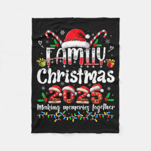 Family Christmas 2025 Matching Outfit Xmas Squad S Fleece Blanket