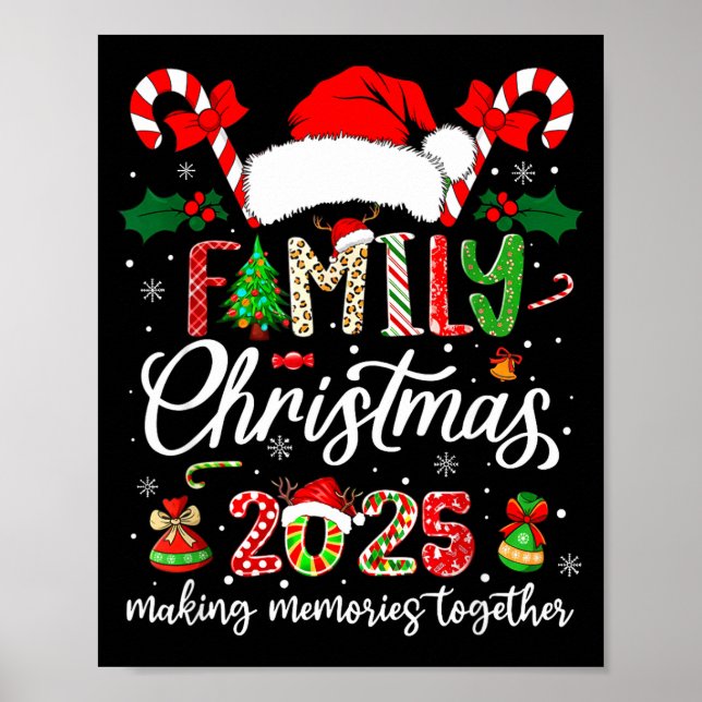 Family Christmas 2025 Matching Outfit Xmas Squad S Poster (Front)