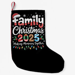 Family Christmas 2025 Matching Outfit Xmas Squad Small Christmas Stocking
