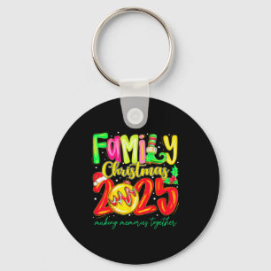 Family Christmas 2025 Matching Santa Tee Xmas Paja Keychain