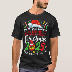 Family Christmas 2025 Matching Squad Santa Elf  T-Shirt