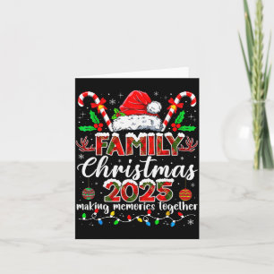 Family Christmas 2025 Matching Tee Xmas Santa Pjs Card