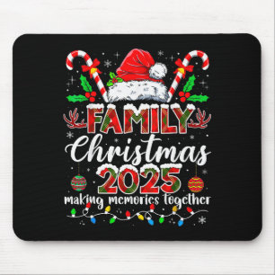 Family Christmas 2025 Matching Tee Xmas Santa Pjs Mouse Pad
