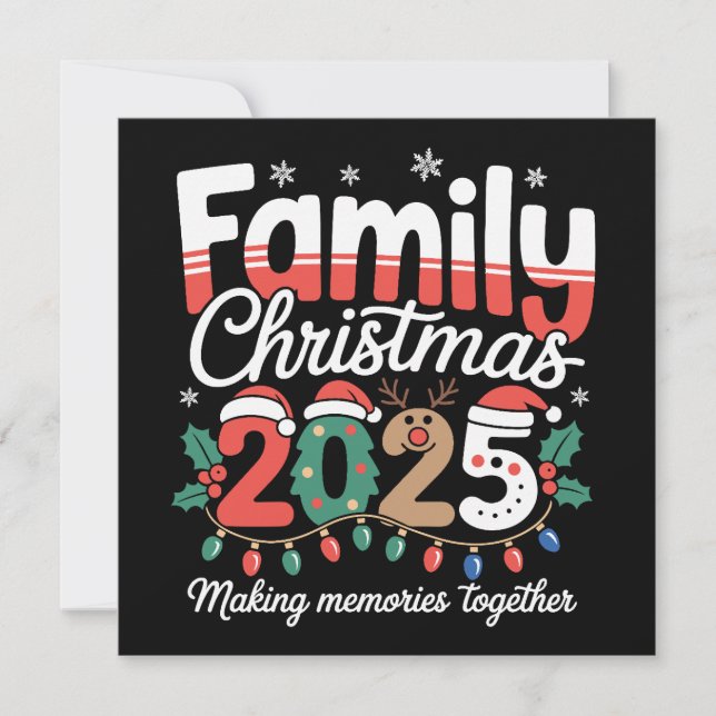 Family Christmas 2025 Matching Xmas Holiday Squad (Front)