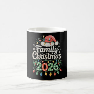 Family Christmas 2026 Matching Holiday Xmas Santa Coffee Mug