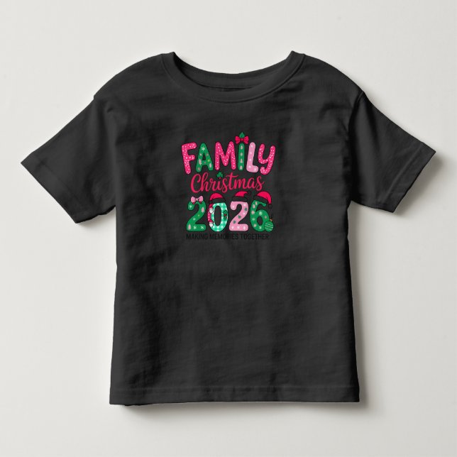 Family Christmas 2026 Matching T-Shirt (Front)