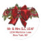 Family Christmas address seals PERSONALIZE