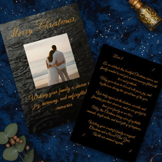 Family Christmas Card – Editable Design