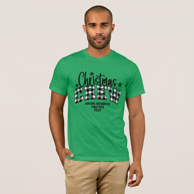 Family Christmas Crew 2024 T-Shirt (Front Full)