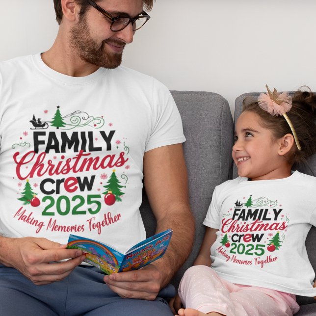 Family Christmas Crew Matching Group  T-Shirt (Creator Uploaded)