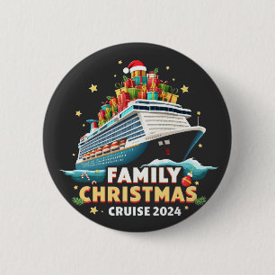 Family Christmas Cruise 2024 Matching Outfit Button