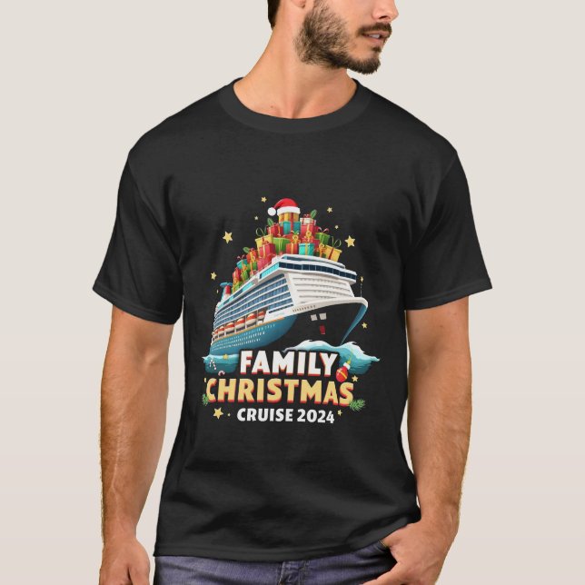 Family Christmas Cruise 2024 Matching Outfit T-Shirt (Front)