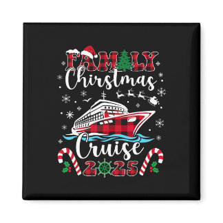 Family Christmas Cruise 2025 Matching Family Cruis Magnet