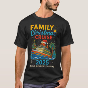 Family Christmas Cruise 2025 Matching Family  T-Shirt