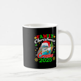 Family Christmas Cruise 2025 Xmas Santa Elf Squad Coffee Mug