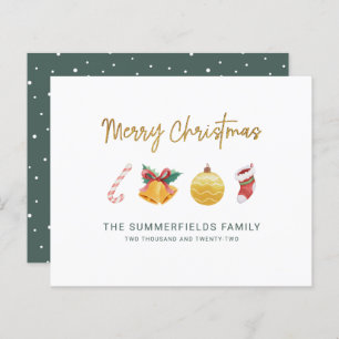 Family Christmas Fun Holidays Card