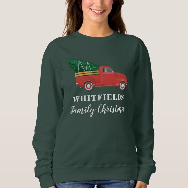 Family Christmas Holidays Matching Mom Sweatshirt (Front)
