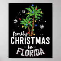 Family Christmas In Florida Palm Trees Xmas Beach 