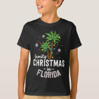 Family Christmas In Florida Palm Trees Xmas Beach