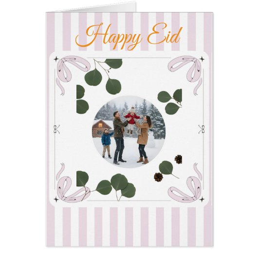 Family Christmas Invitation — Celebrate Love, Laug (Front)