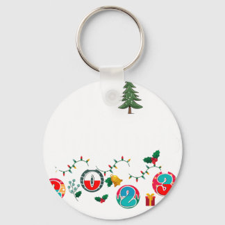 family christmas keychain