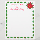 Family Christmas Letter Letterhead (Front)