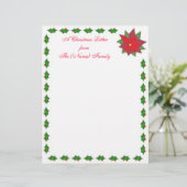Family Christmas Letter Letterhead (Standing Front)