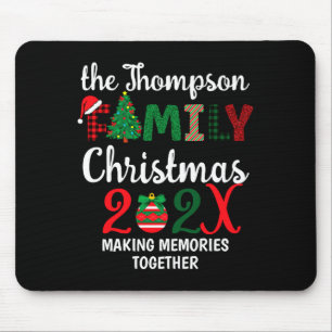 Family Christmas Making Memories Together Mouse Pad