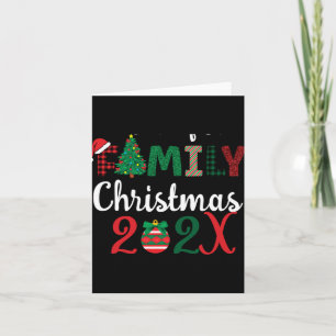 Family Christmas Making Memories Together T Shirt Card