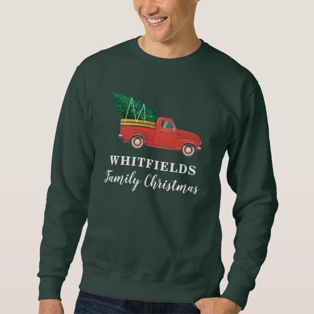 Family Christmas Matching Dad Sweatshirt (Front)