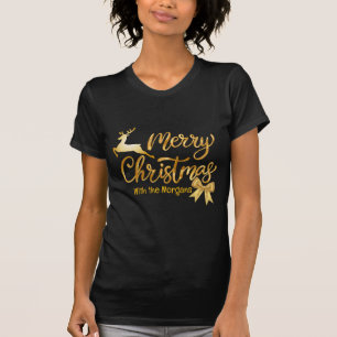Family Christmas   Modern Minimalist   Personalize T-Shirt