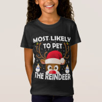 Family Christmas Most Likely To Pet The Reindeer X