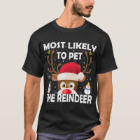 Family Christmas Most Likely To Pet The Reindeer X