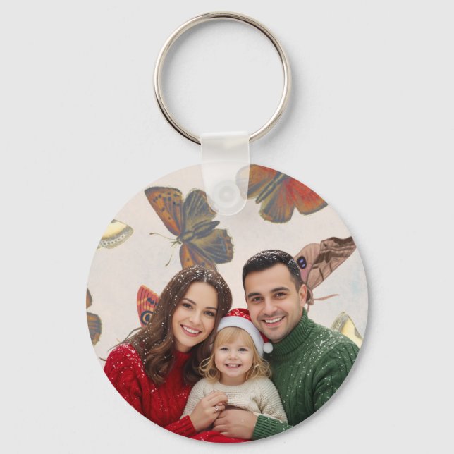 ❄️ Family Christmas Ornament ❄️ Keychain (Front)