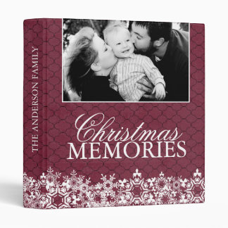Family Christmas Photo Album 3 Ring Binder