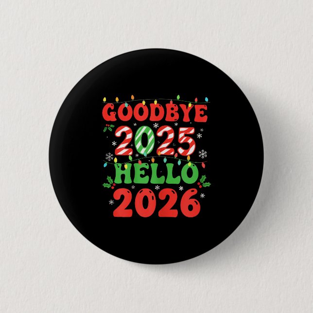 Family Christmas Shirts Matching 2025, Funny Nye H Button (Front)