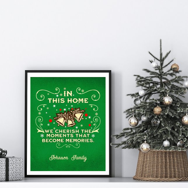 Family Christmas Sign "Cherish the Moments" (Creator Uploaded)
