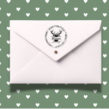 Family Christmas Split Monogram theme