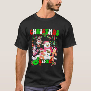 Family Christmas Squad Funny Boujee Gingerbread Xm T-Shirt