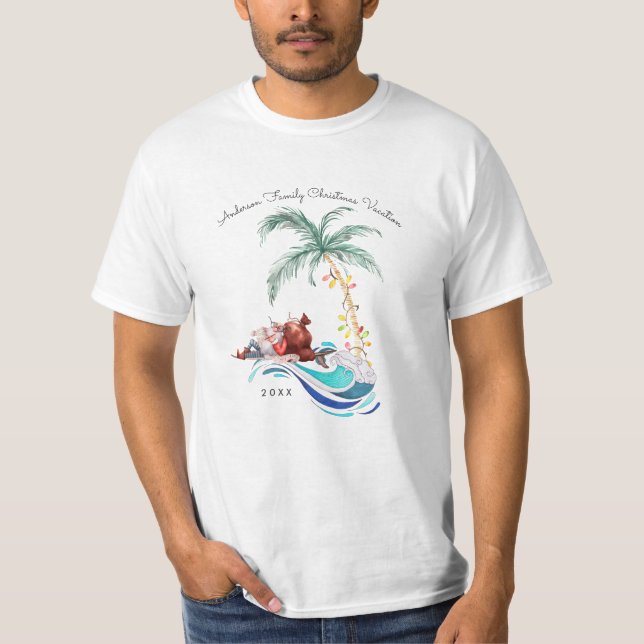 Family Christmas T-Shirt | Mele Kalikimaka (Front)