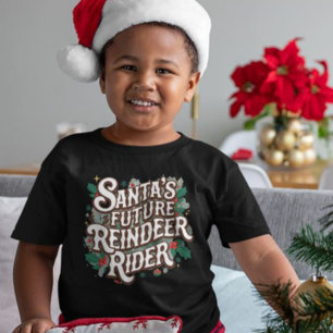 Family Christmas Tees Future Reindeer Rider