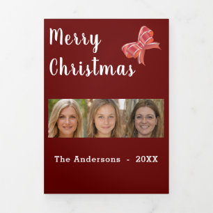 Family Christmas Tri-Fold Program