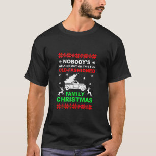 Family Christmas Vacation Pajamas Funny Xmas Ugly T-Shirt