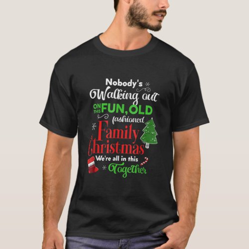 Family Christmas Vacation Pajamas Funny XMAS Ugly  T_Shirt