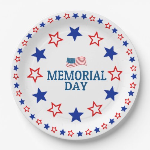 Family Circle Memorial Day Paper Plates